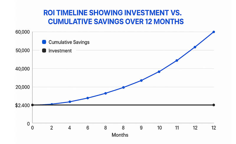 Cabinet manufacturer ROI chart